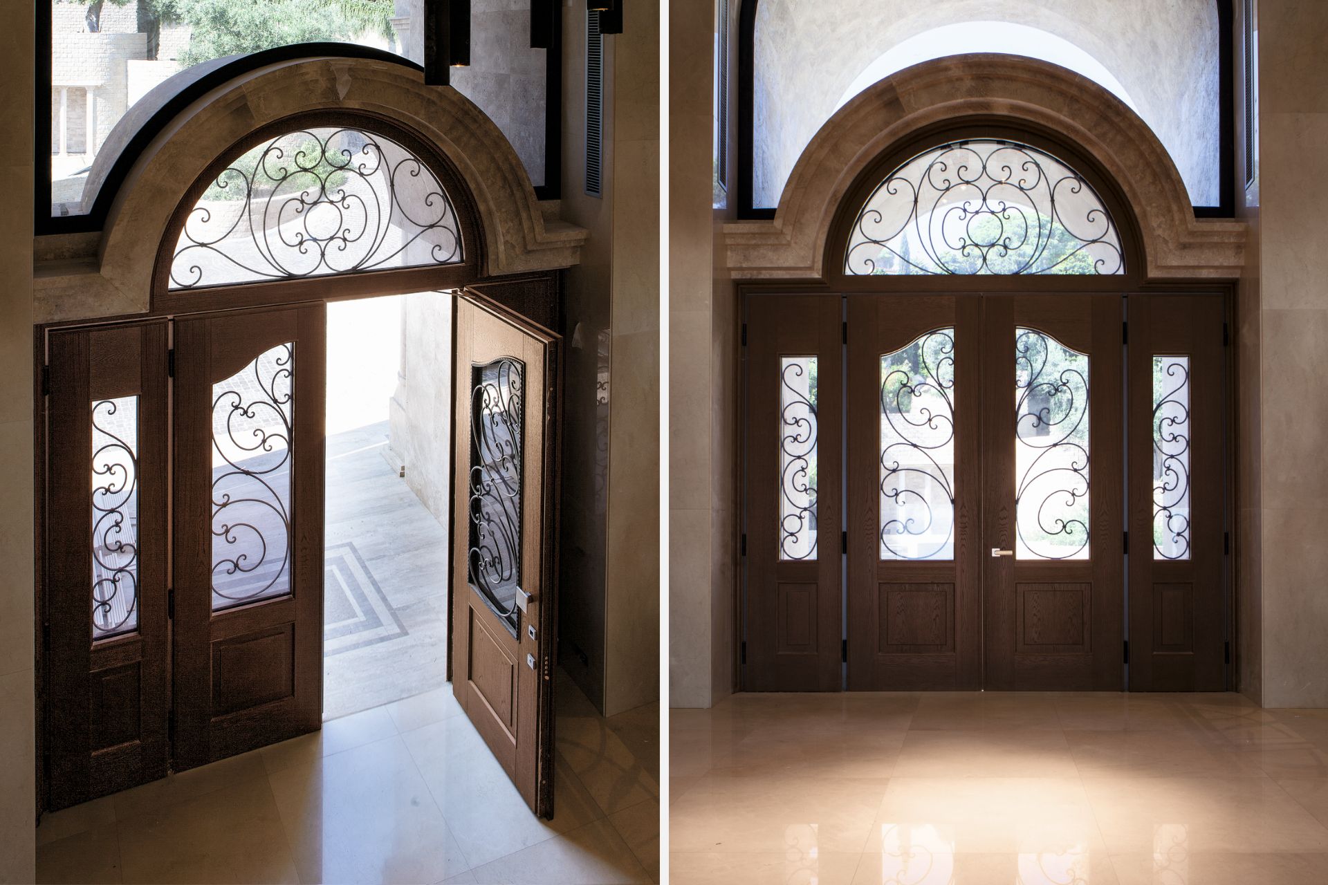 Custom Evolution Door in an Exclusive Villa on the Costa Brava - Oikos